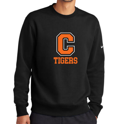 Cambridge Tigers - Club Fleece Sleeve Swoosh Crew Thumbnail