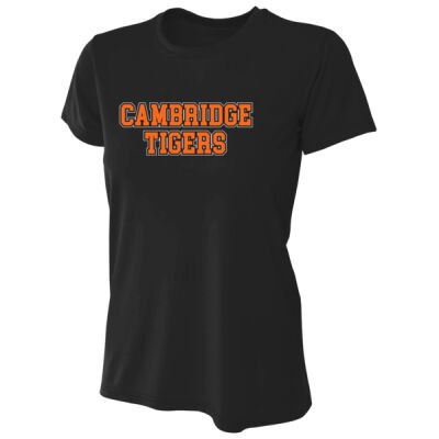 Cambridge Tigers - Women's Cooling Performance Short Sleeve Tee Thumbnail