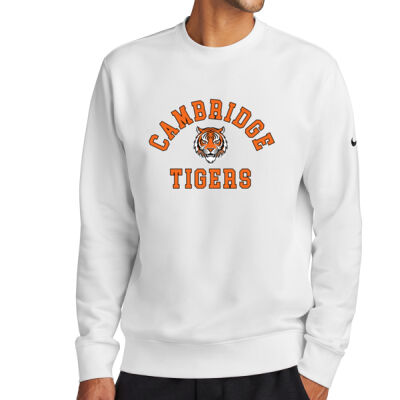 Cambridge Tigers - Club Fleece Sleeve Swoosh Crew Thumbnail
